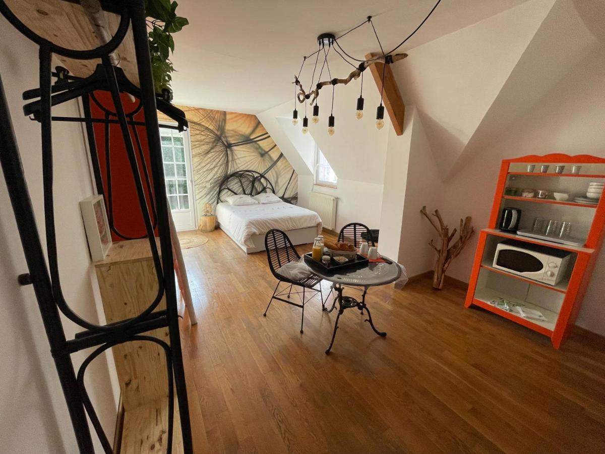 Belle Chambre Double Orange Tout Bonnement Bien Putot-en-Auge Buitenkant foto