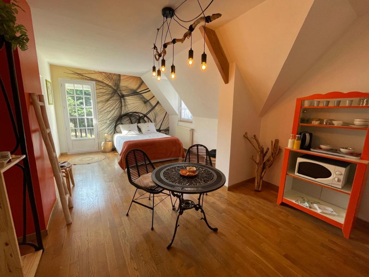 Belle Chambre Double Orange Tout Bonnement Bien Putot-en-Auge Buitenkant foto